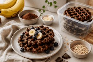 Gesunde Schoko-Waffeln