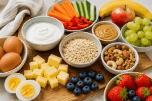 Gesunde schnelle Kindersnacks