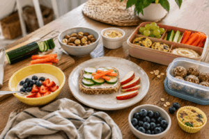 Gesunde schnelle Kindersnacks